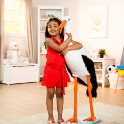 Plush>Melissa & Doug Lifelike Plush Stork