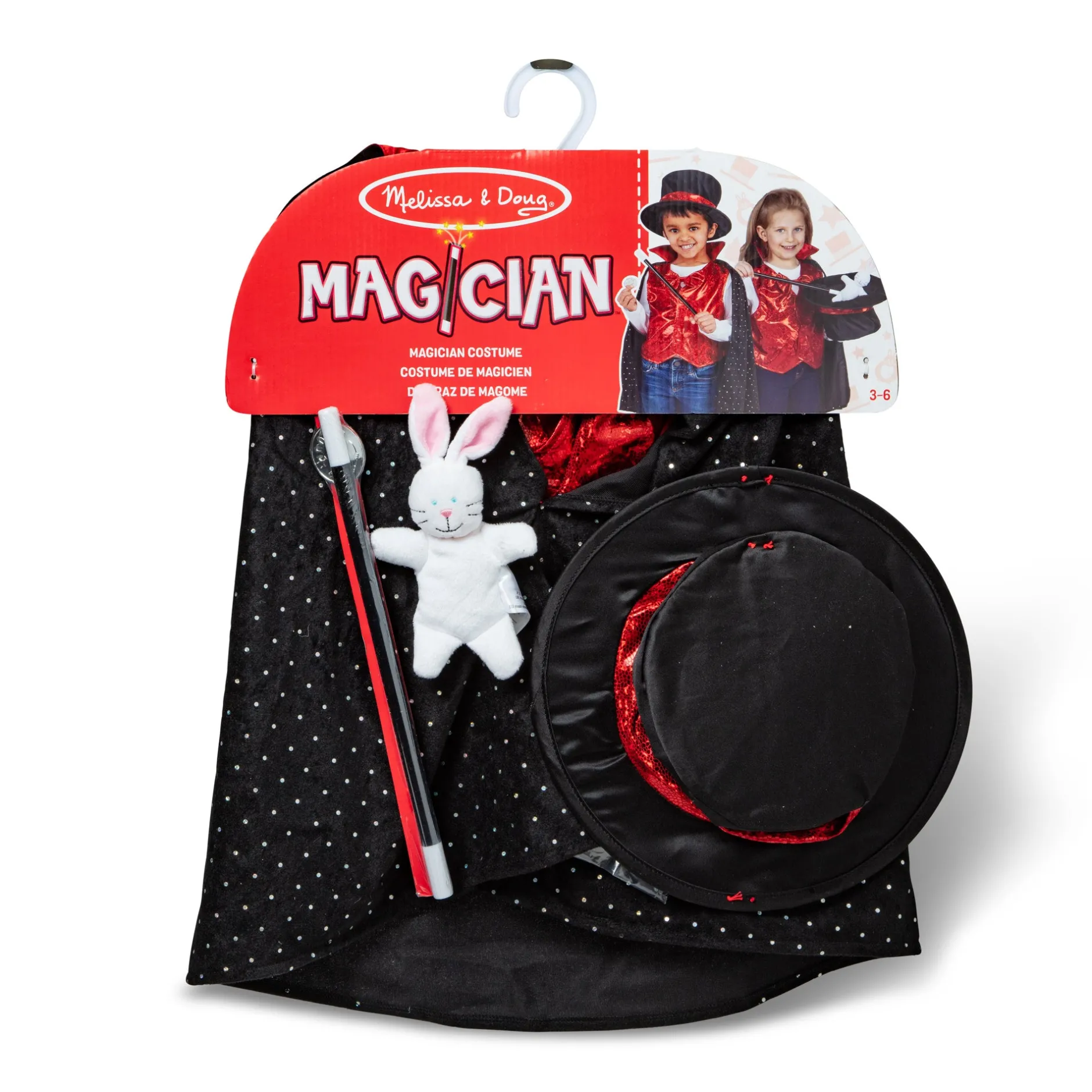 Dress Up>Melissa & Doug Magician Costume Role Play Set