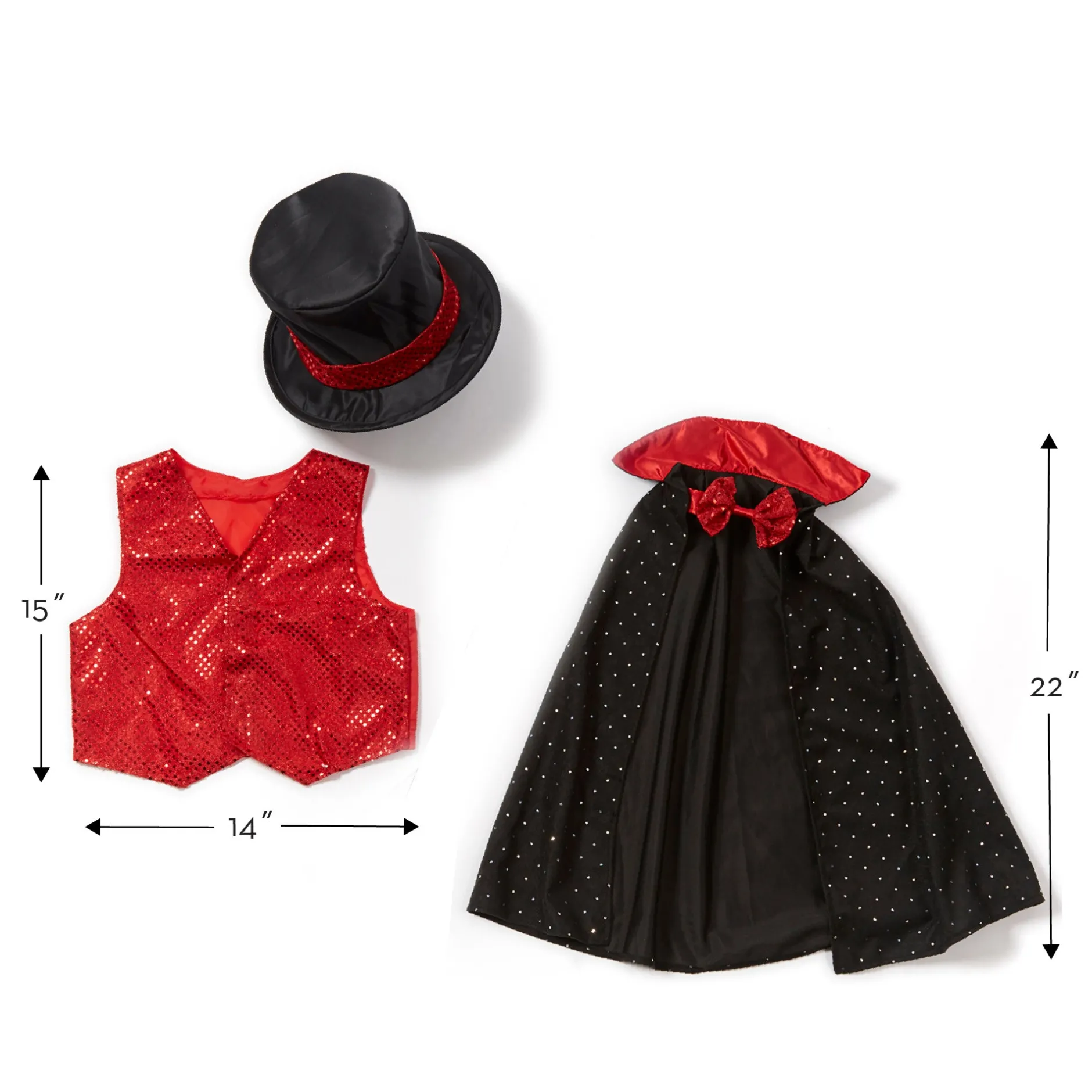 Dress Up>Melissa & Doug Magician Costume Role Play Set
