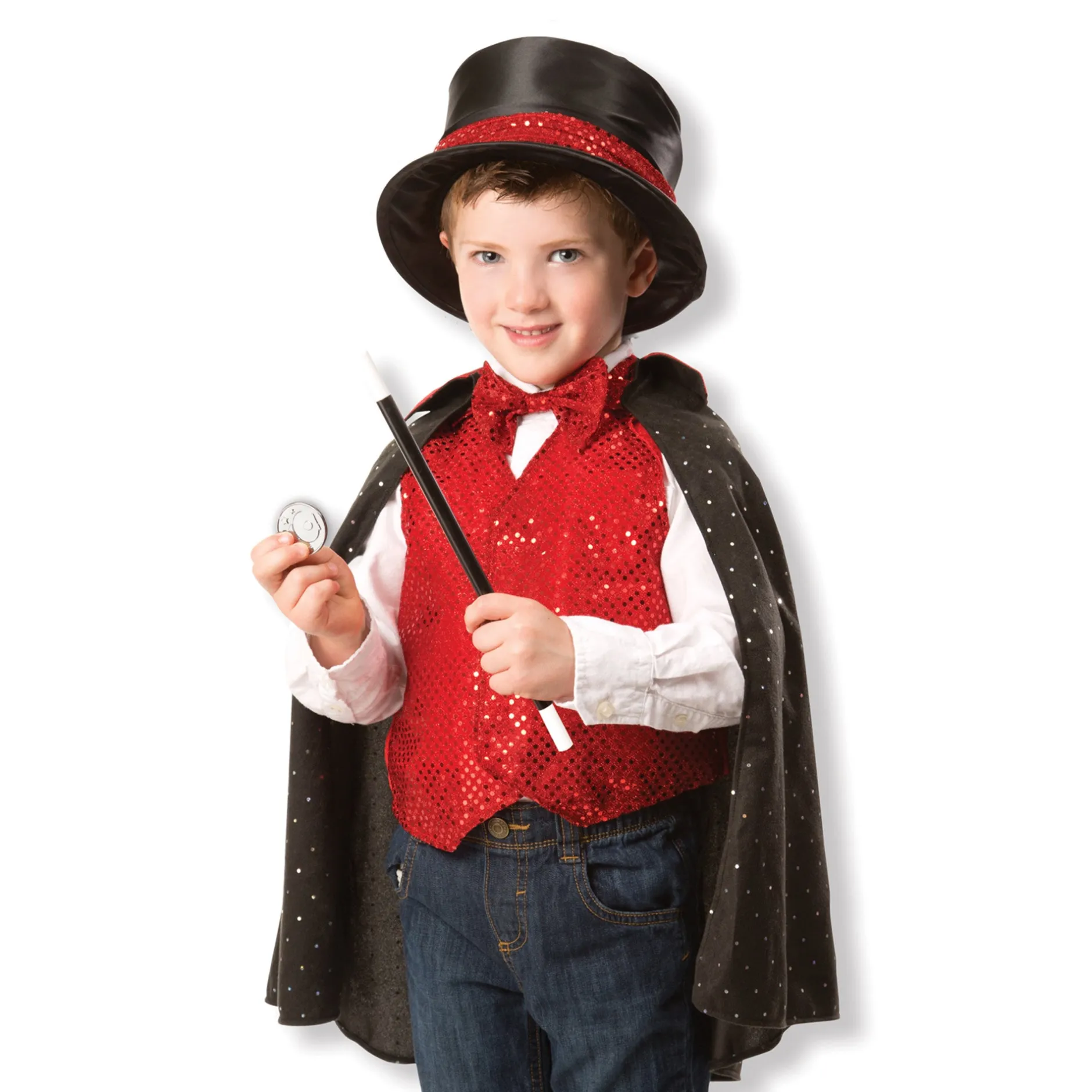 Dress Up>Melissa & Doug Magician Costume Role Play Set