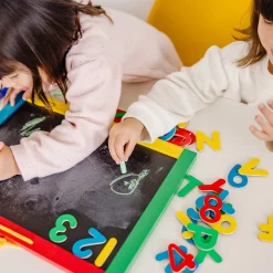 Alphabet & Counting>Melissa & Doug Magnetic Chalkboard & Dry-Erase Board (Uppercase)