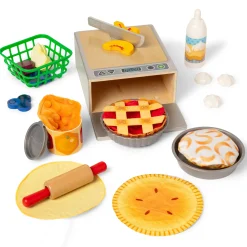 Play Food & Play Sets>Melissa & Doug Make & Bake Pies Play Set