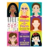 Stickers & Sticker Books>Melissa & Doug Make-a-Face Sticker Pad - Fashion Faces