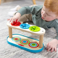 Colors & Shapes>Melissa & Doug Match & Push Spinning Tops