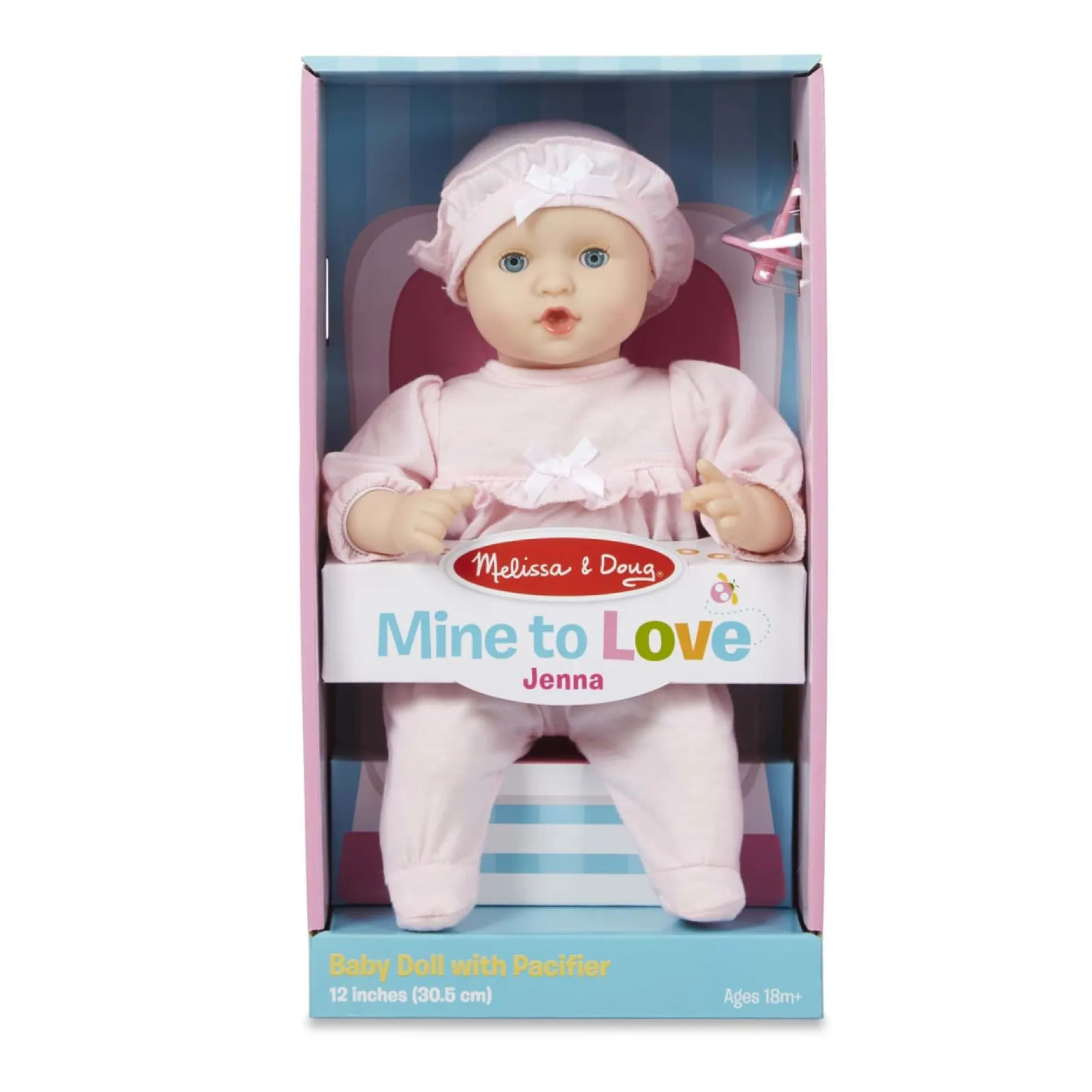 Dolls & Dollhouses>Melissa & Doug Mine to Love - Jenna 12" Baby Doll
