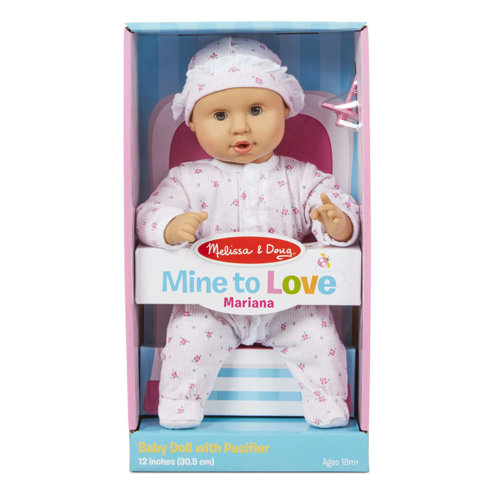 Dolls & Dollhouses>Melissa & Doug Mine to Love - Mariana 12" Baby Doll