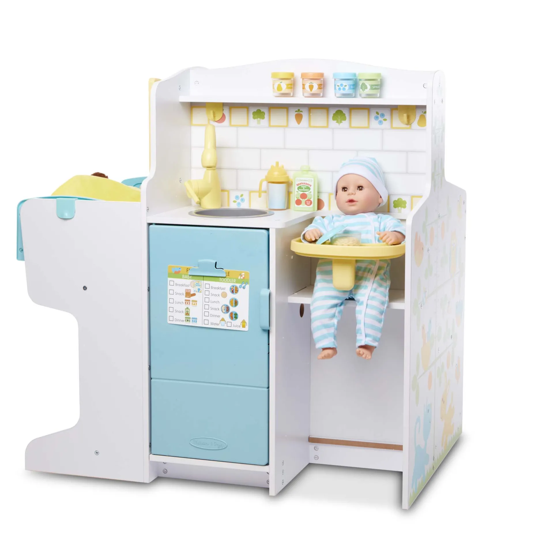 Dolls & Dollhouses>Melissa & Doug Mine to Love Baby Care Activity Center