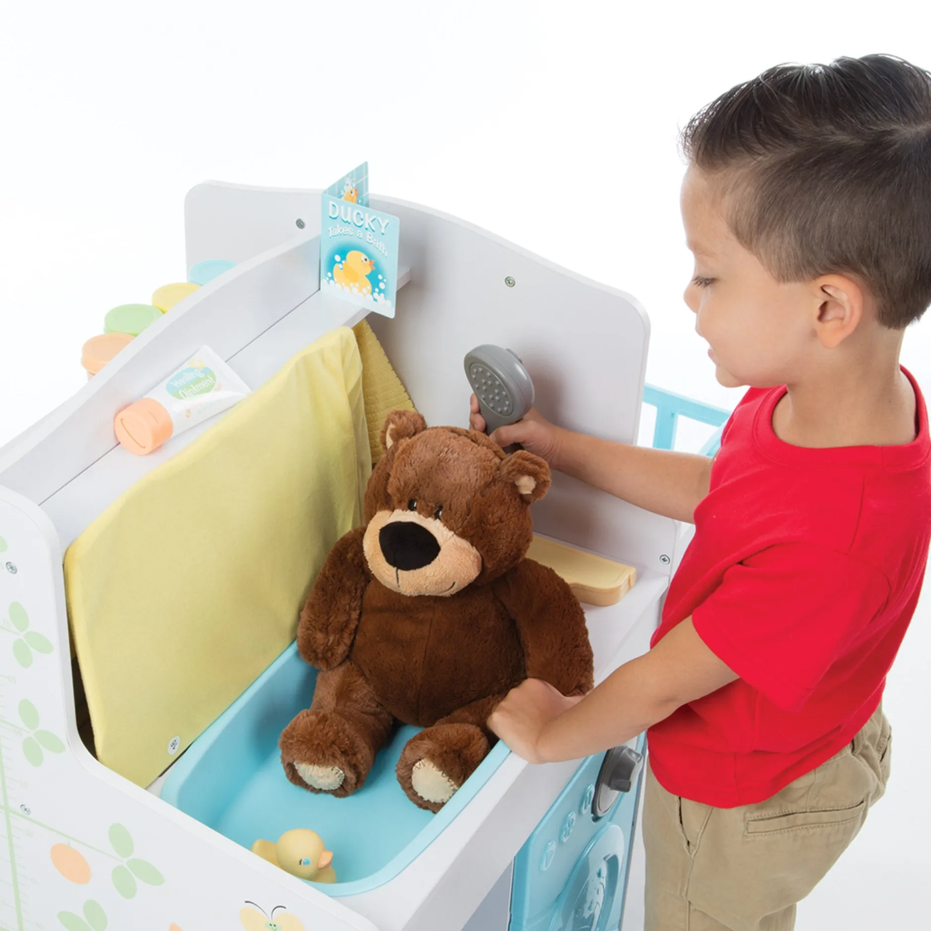 Dolls & Dollhouses>Melissa & Doug Mine to Love Baby Care Activity Center