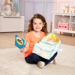 Dolls & Dollhouses>Melissa & Doug Mine to Love Bassinet Play Set