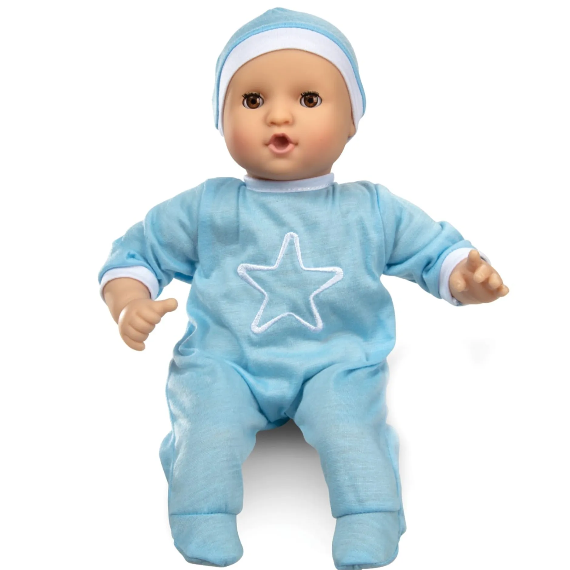Dolls & Dollhouses>Melissa & Doug Mine to Love Jordan 12-Inch Baby Doll