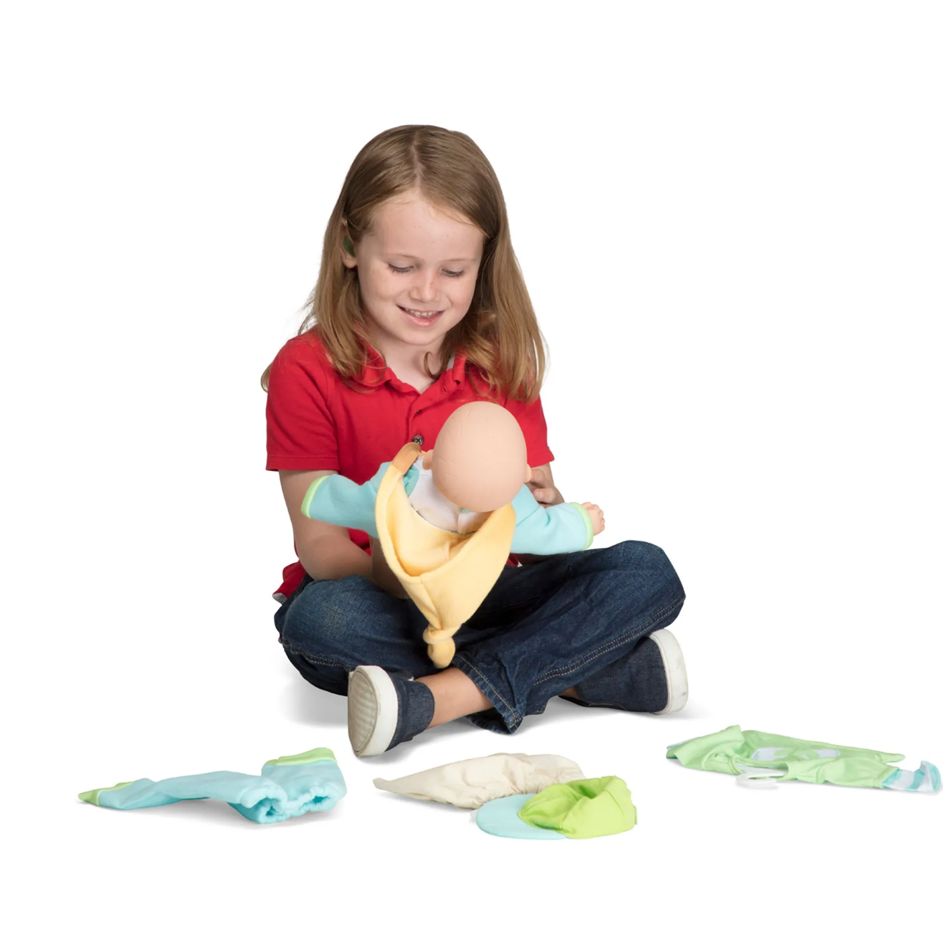 Dolls & Dollhouses>Melissa & Doug Mine to Love Mix & Match Playtime Doll Clothes