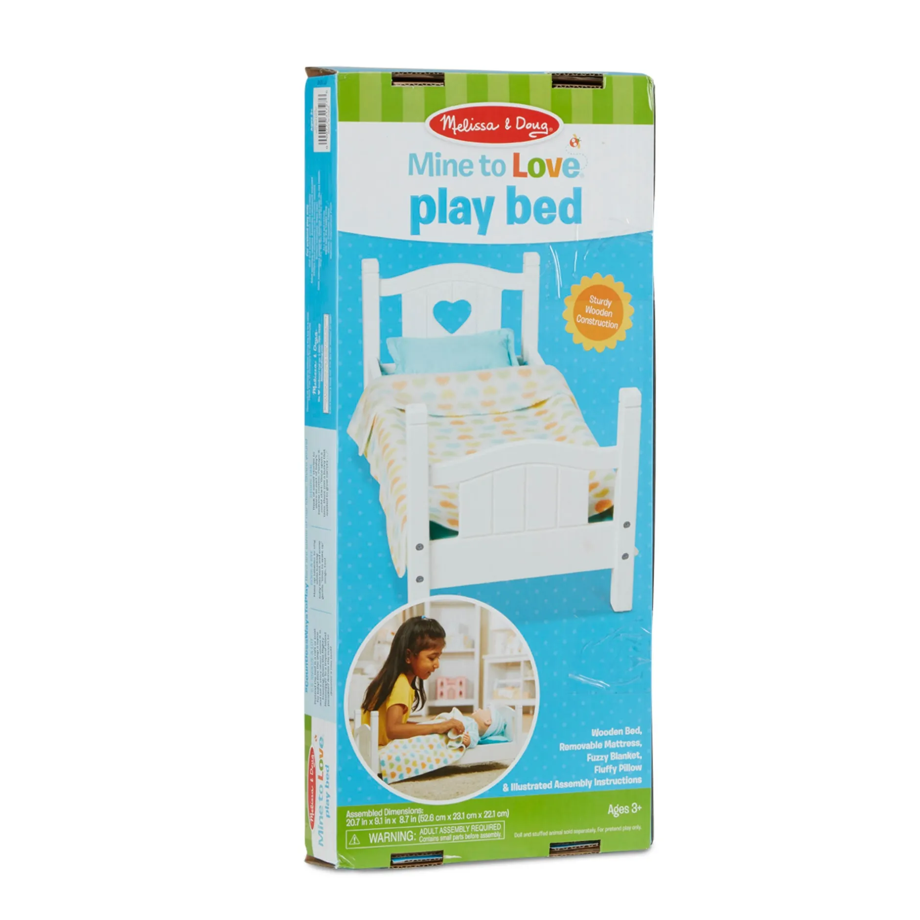 Dolls & Dollhouses>Melissa & Doug Mine to Love Play Bed
