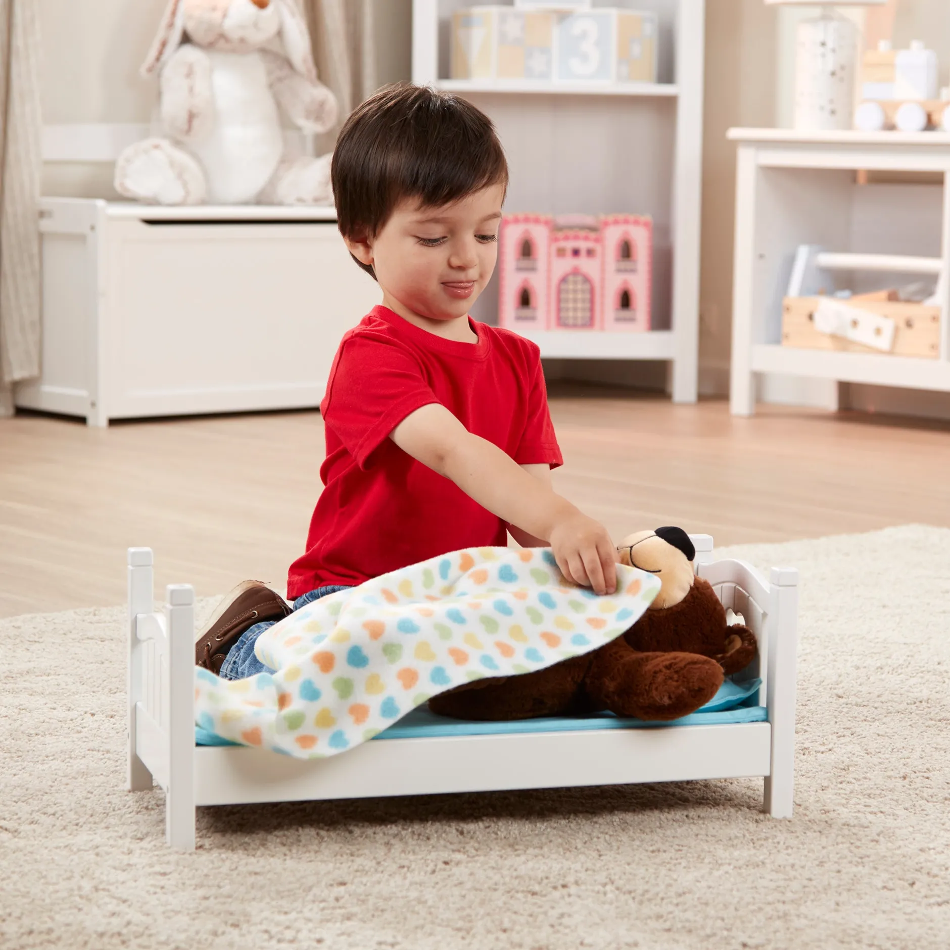 Dolls & Dollhouses>Melissa & Doug Mine to Love Play Bed