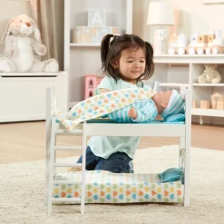 Dolls & Dollhouses>Melissa & Doug Mine to Love Play Bunk Bed
