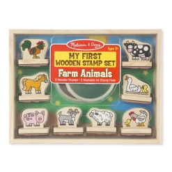Craft & Stamp Kits>Melissa & Doug My First Wooden Stamp Set - Farm Animals