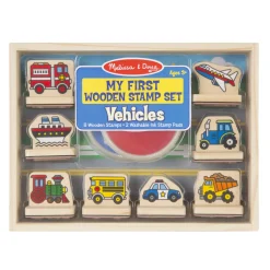 Craft & Stamp Kits>Melissa & Doug My First Wooden Stamp Set - Vehicles