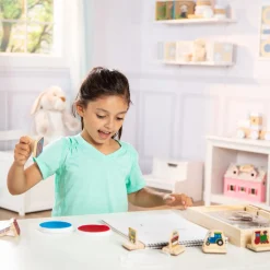 Craft & Stamp Kits>Melissa & Doug My First Wooden Stamp Set - Vehicles