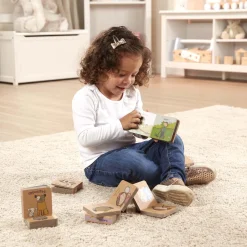 Books>Melissa & Doug Natural Play Book Tower: Little Learning Books
