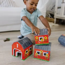 Blocks & Stacking>Melissa & Doug Nesting & Sorting Barns & Animals