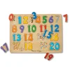 Alphabet & Counting Puzzles>Melissa & Doug Numbers Sound Puzzle - 21 Pieces