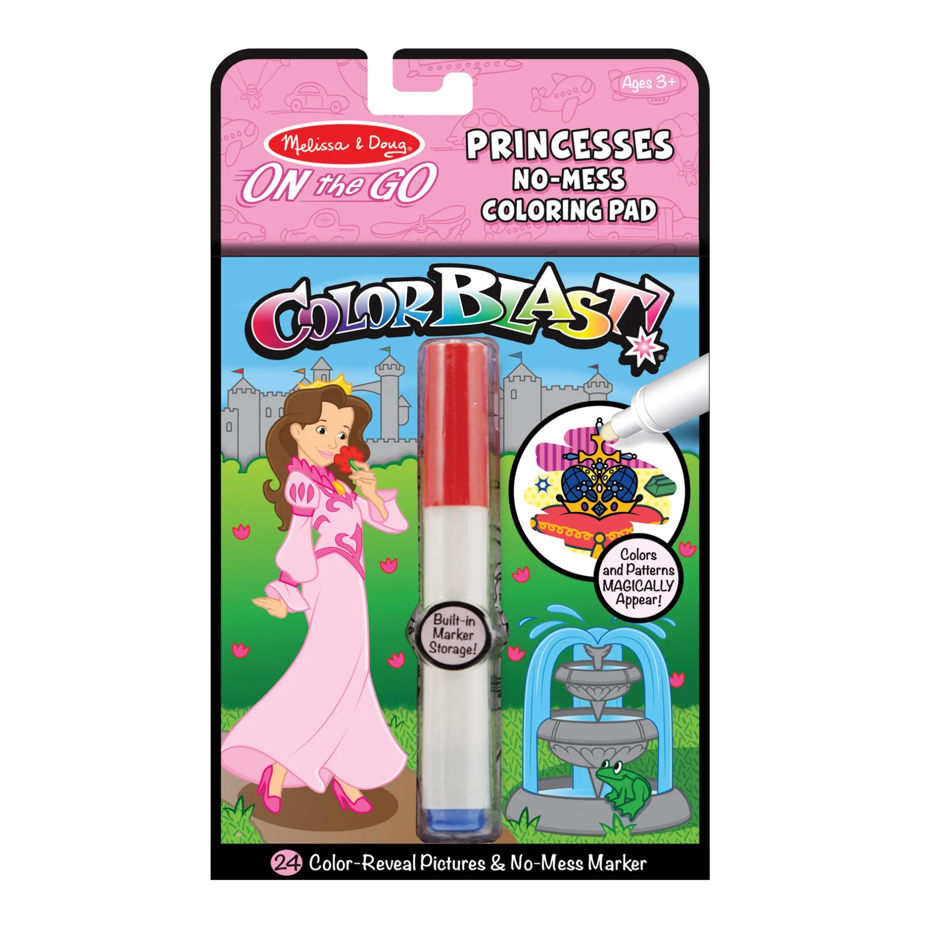 Activity Books>Melissa & Doug On the Go™ ColorBlast Color Reveal Pad – Princess