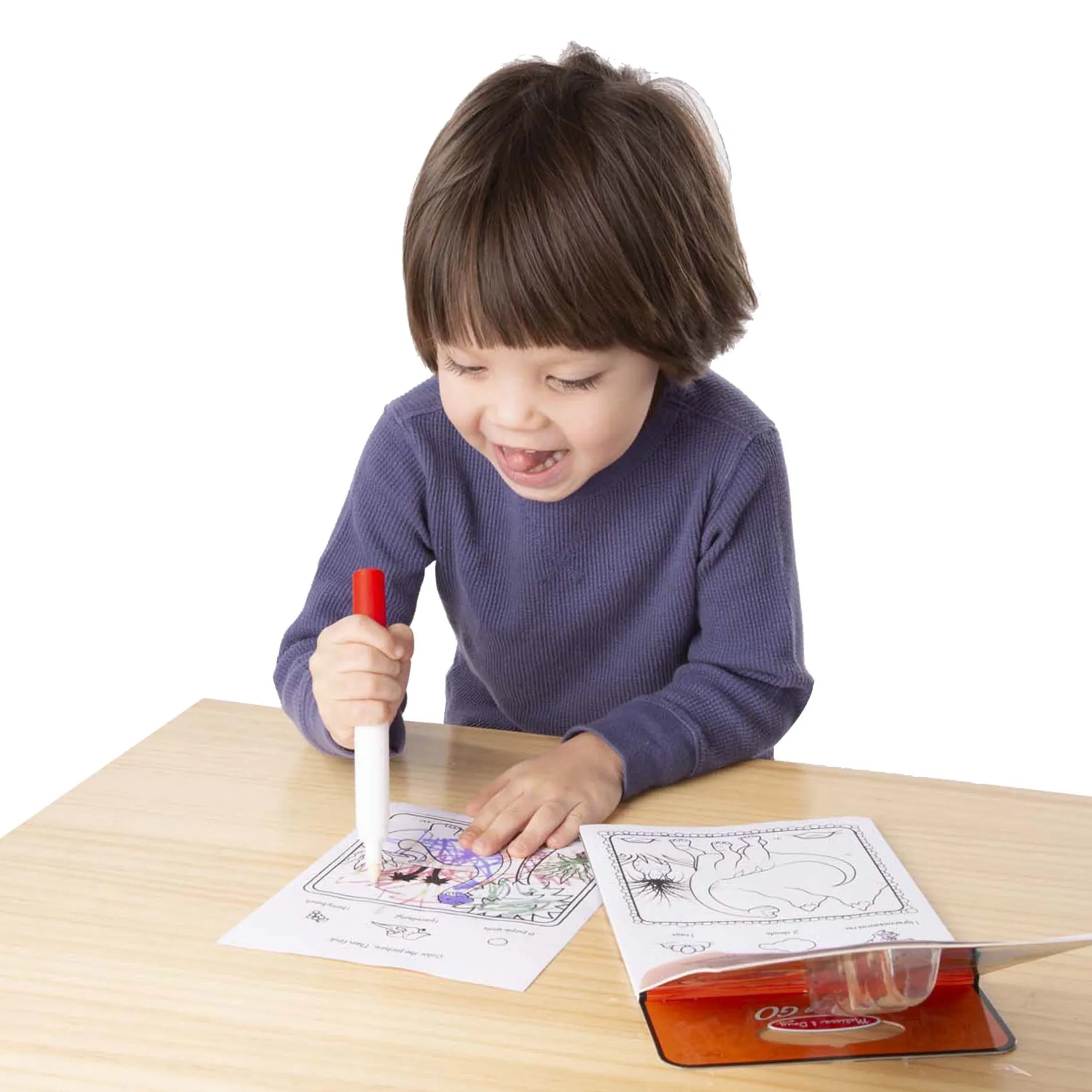Activity Books>Melissa & Doug On the Go™ ColorBlast Color Reveal Pad – Dinosaur