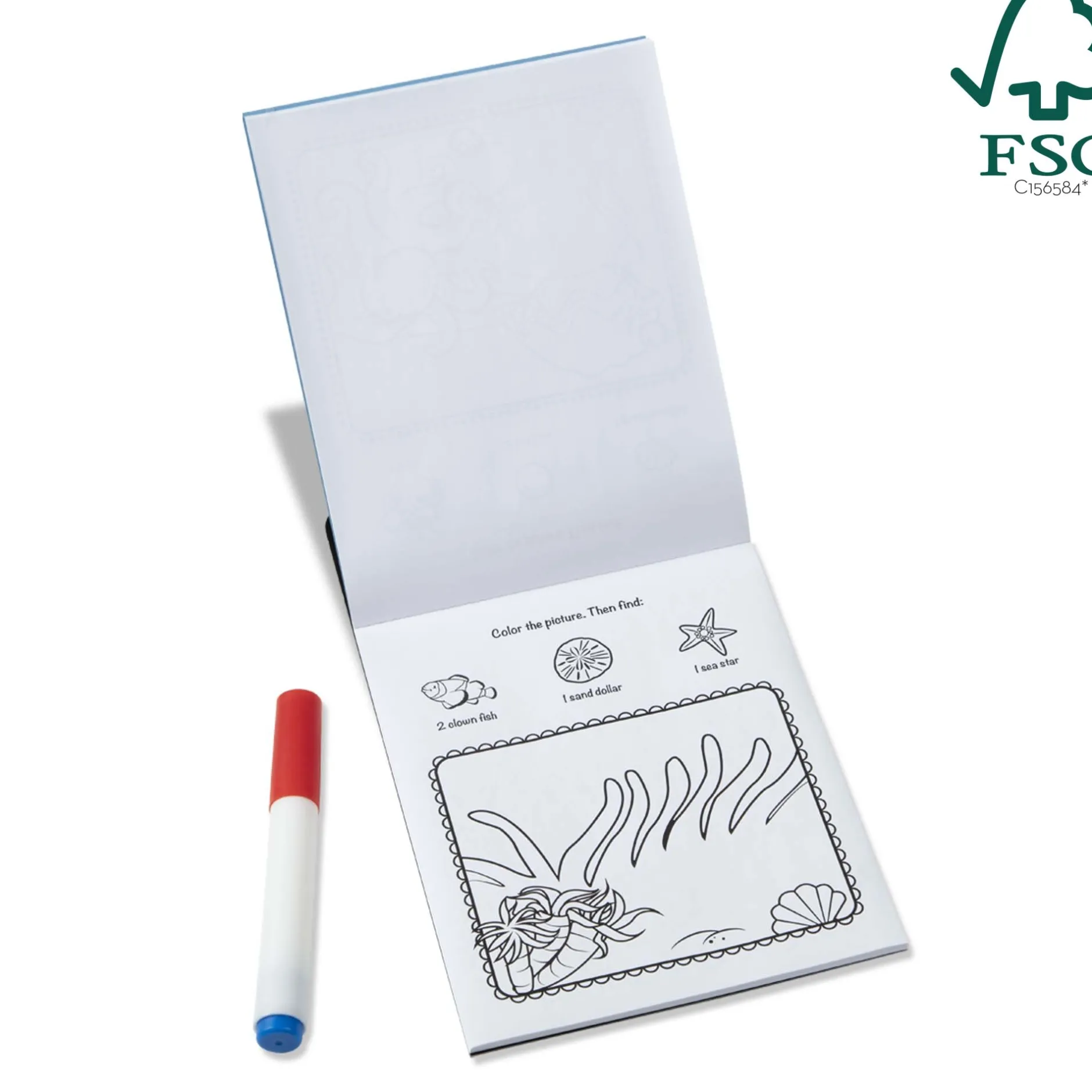 Activity Books>Melissa & Doug On the Go™ ColorBlast Color Reveal Pad – Sea Life