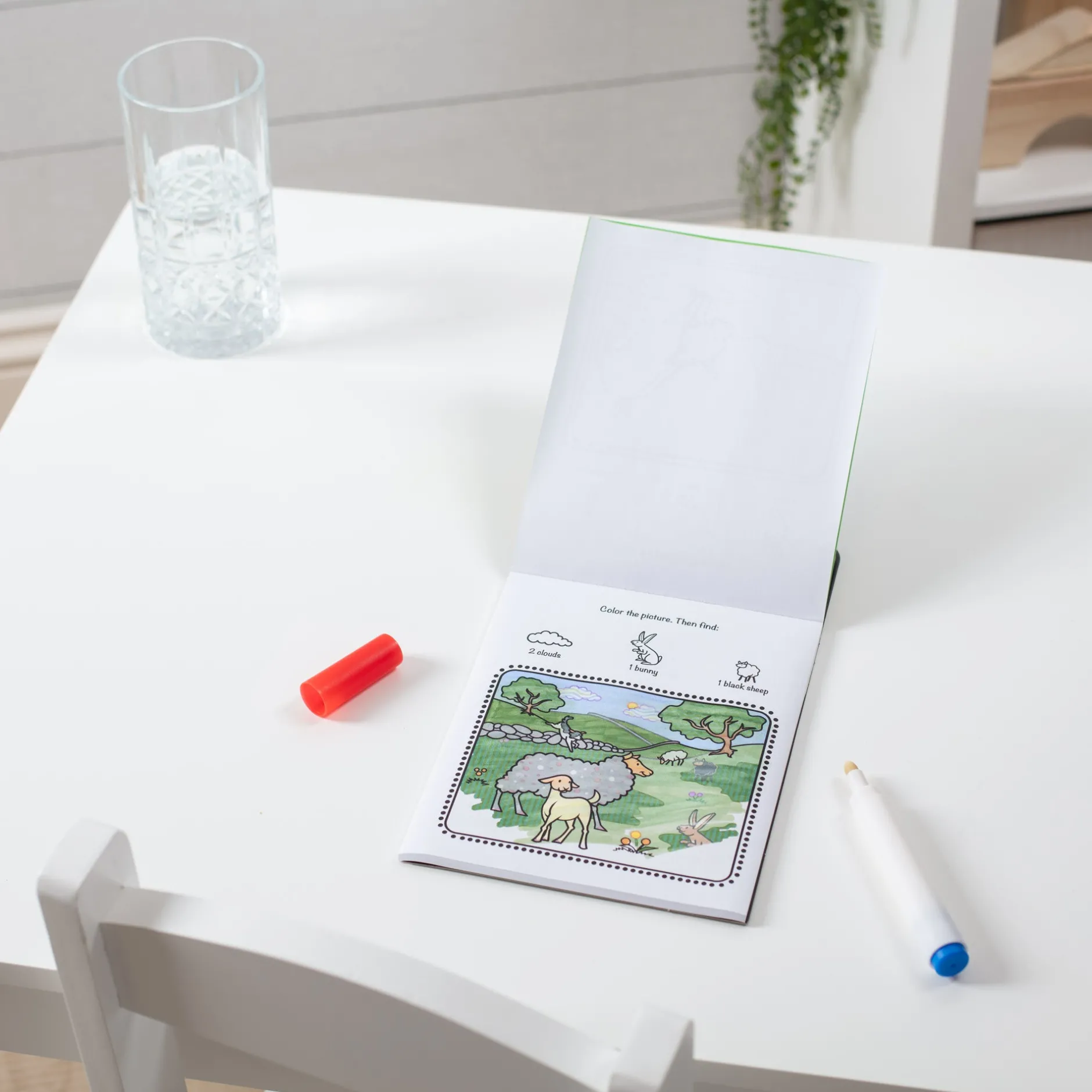 Activity Books>Melissa & Doug On the Go Colorblast No Mess Coloring Pad -Animals