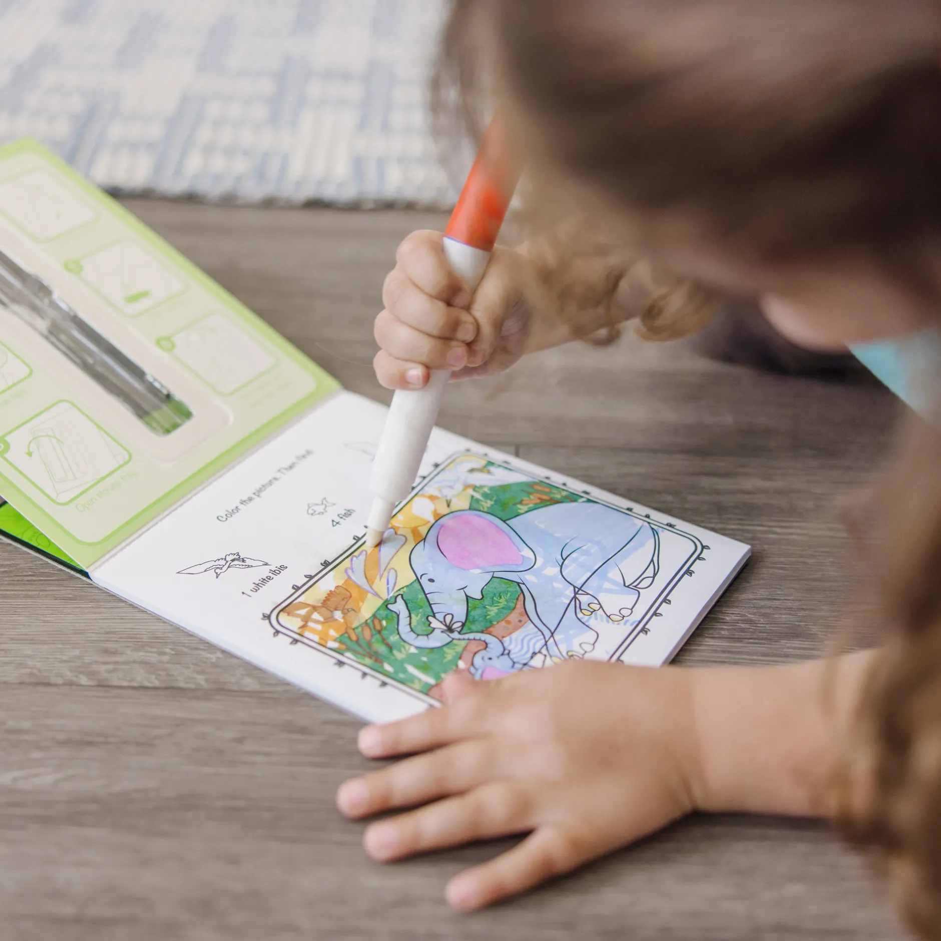 Activity Books>Melissa & Doug On the Go ColorBlast No Mess Coloring Pad - Safari