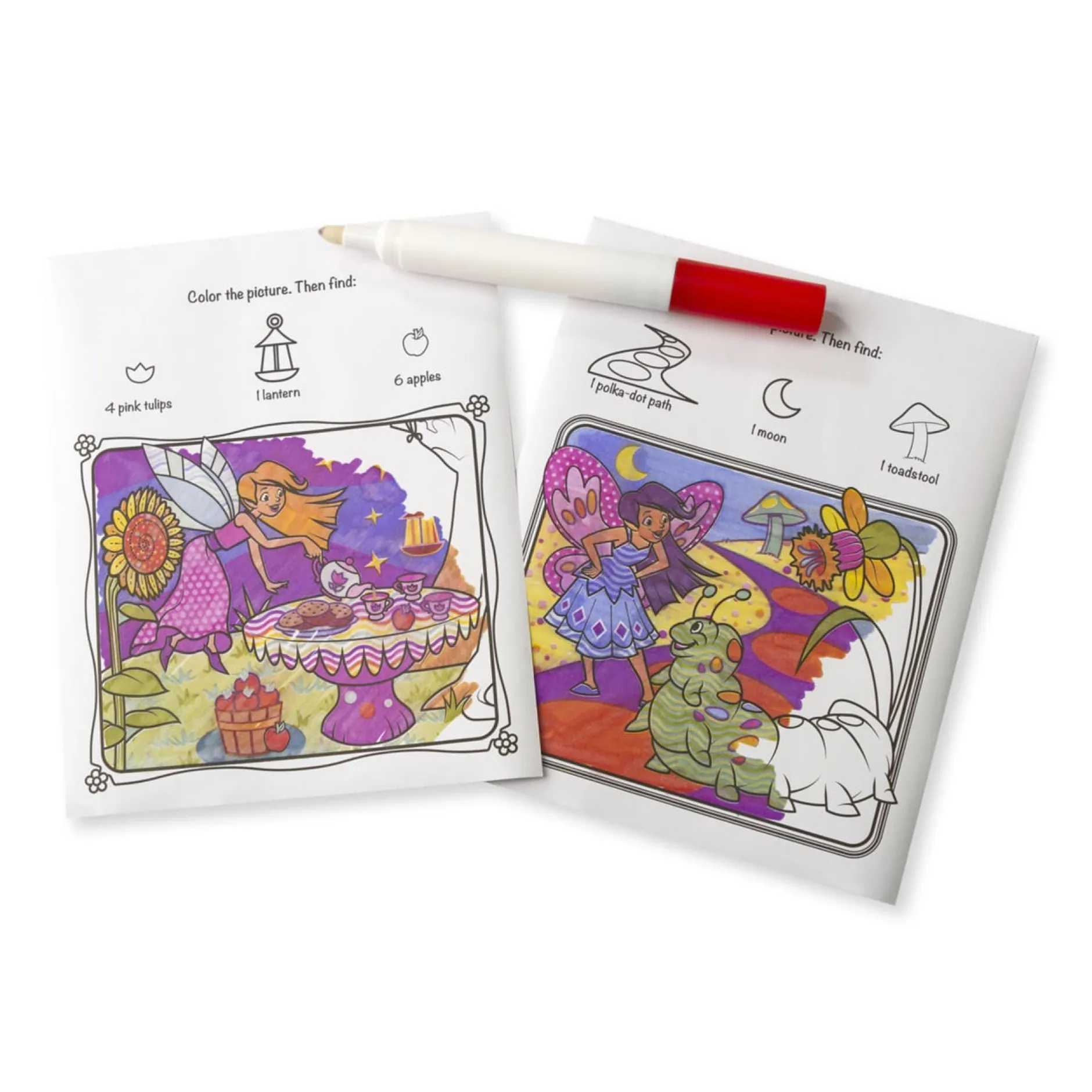 Activity Books>Melissa & Doug On the Go ColorBlast No-Mess Coloring Pad - Fairies