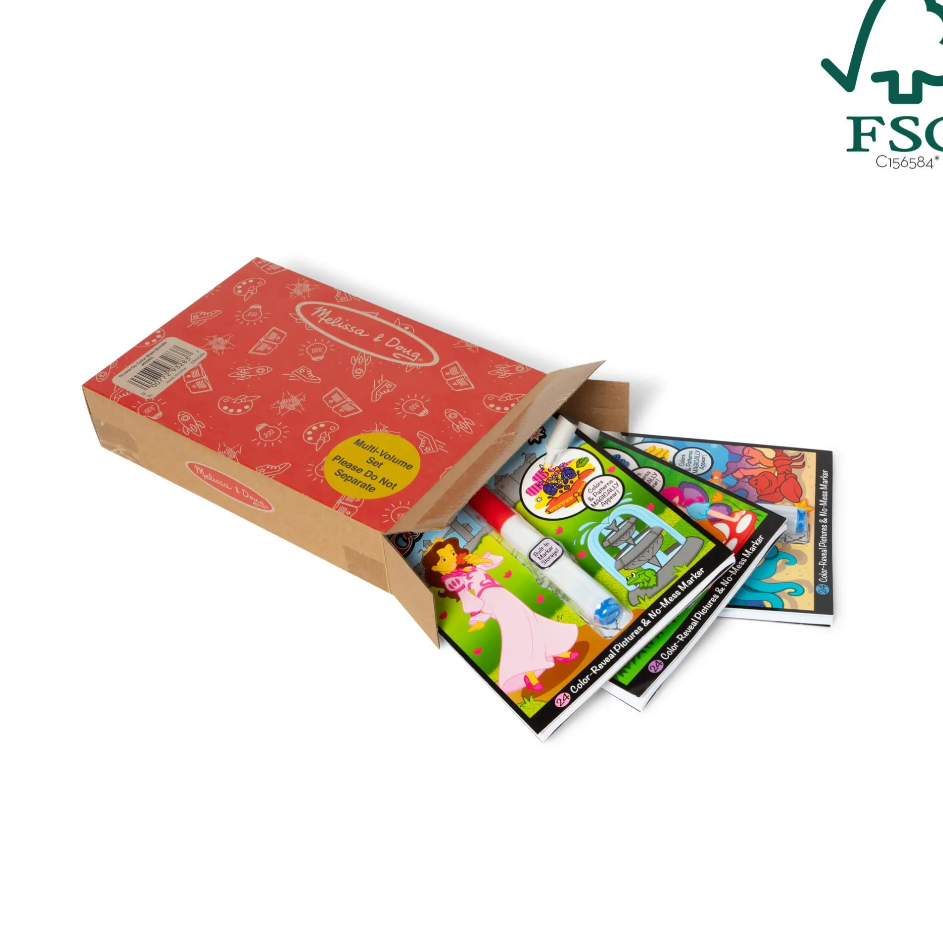 Activity Books>Melissa & Doug On the Go™ ColorBlast 3-Pack: Fairy, Princess, Sea Life