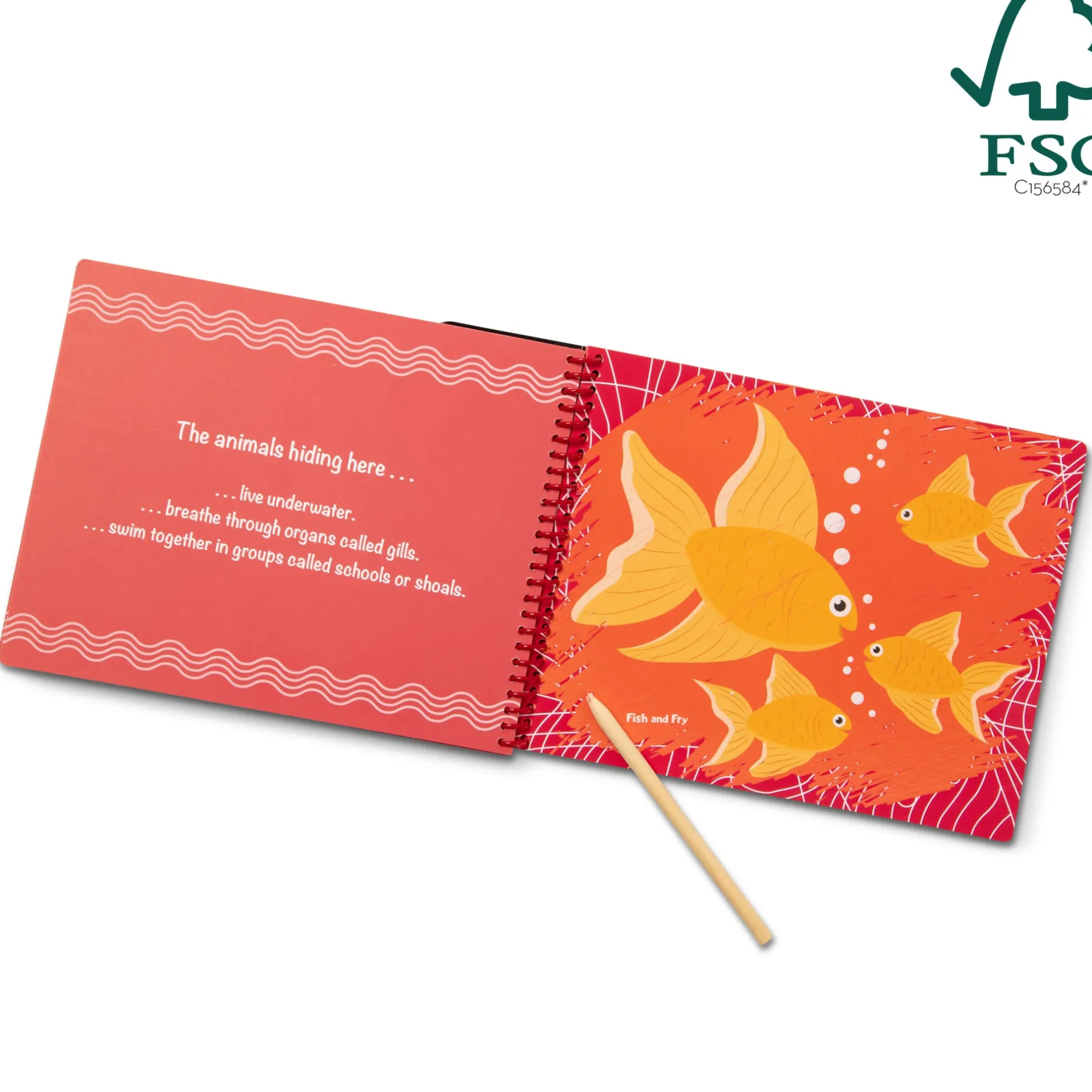 Activity Books>Melissa & Doug On the Go Scratch Art Color Reveal Pad - Animal Families
