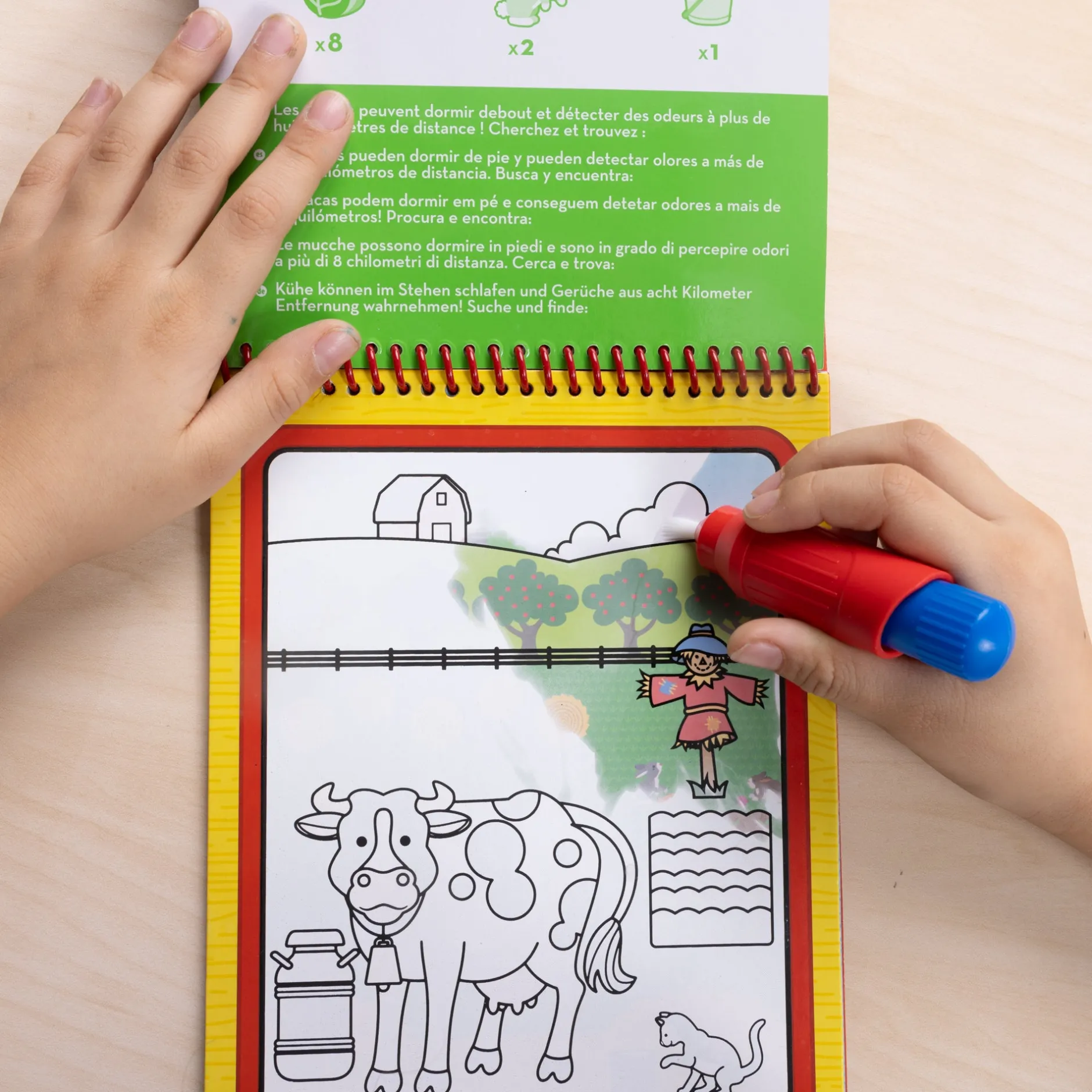Activity Books>Melissa & Doug On the Go Water WOW! Color Reveal Pad - Farm
