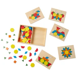 Colors & Shapes>Melissa & Doug Pattern Blocks and Boards