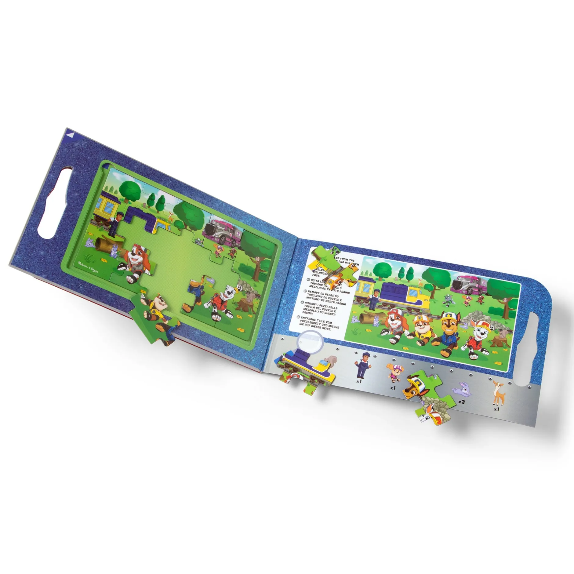 Vehicle & Train Puzzles>Melissa & Doug PAW Patrol Magnetic Jigsaw Puzzles - Big Trucks