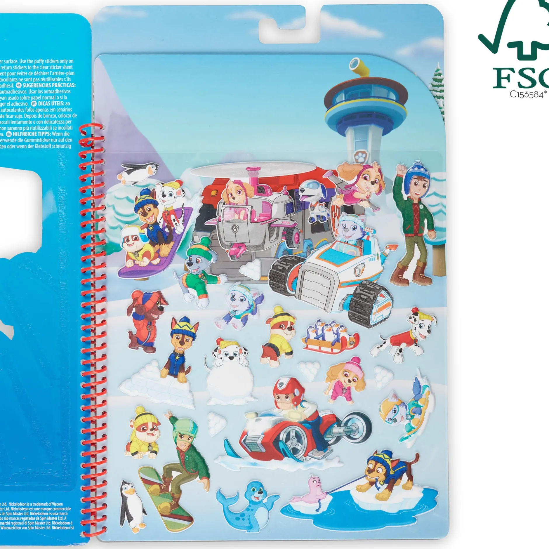 Stickers & Sticker Books>Melissa & Doug PAW Patrol Restickable Puffy Stickers - Jake's Mountain