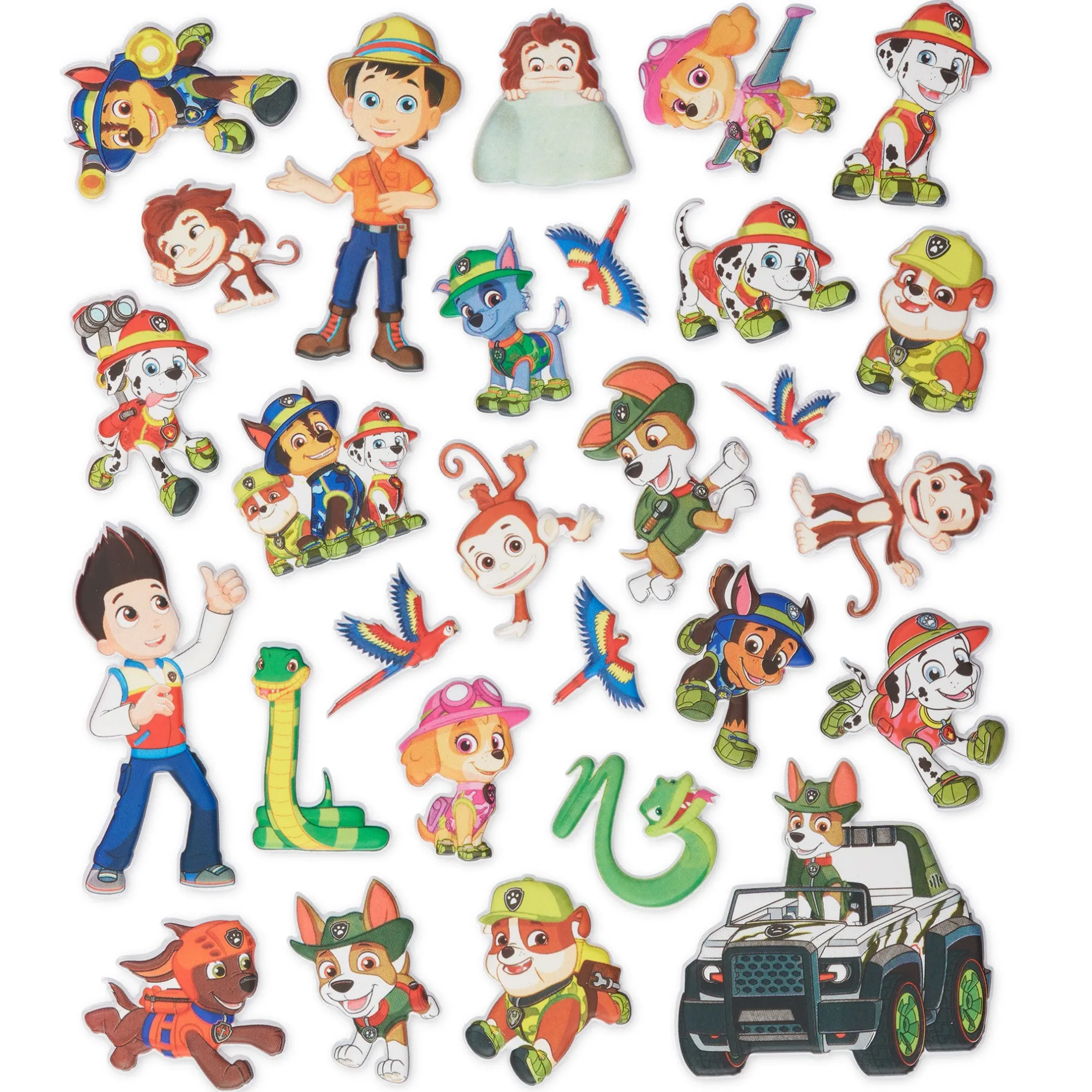 Stickers & Sticker Books>Melissa & Doug PAW Patrol Restickable Puffy Stickers - Jungle