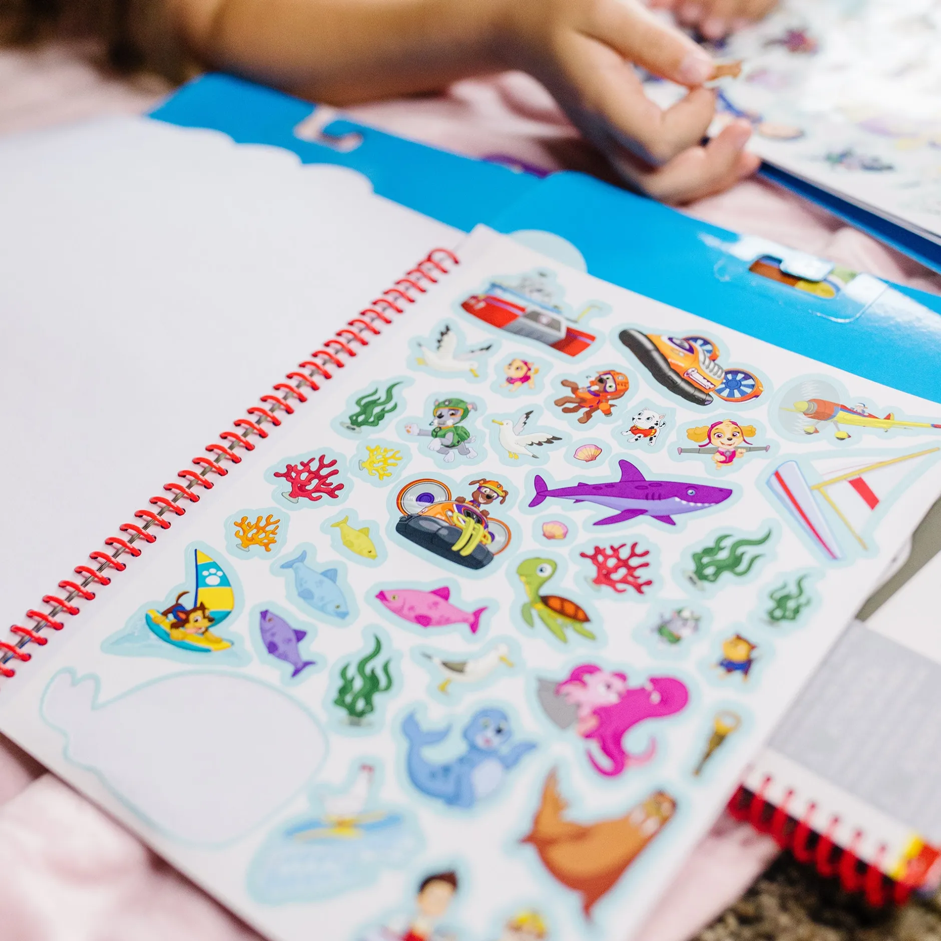 Stickers & Sticker Books>Melissa & Doug PAW Patrol Restickable Stickers Flip-Flap Pad - Classic Missions