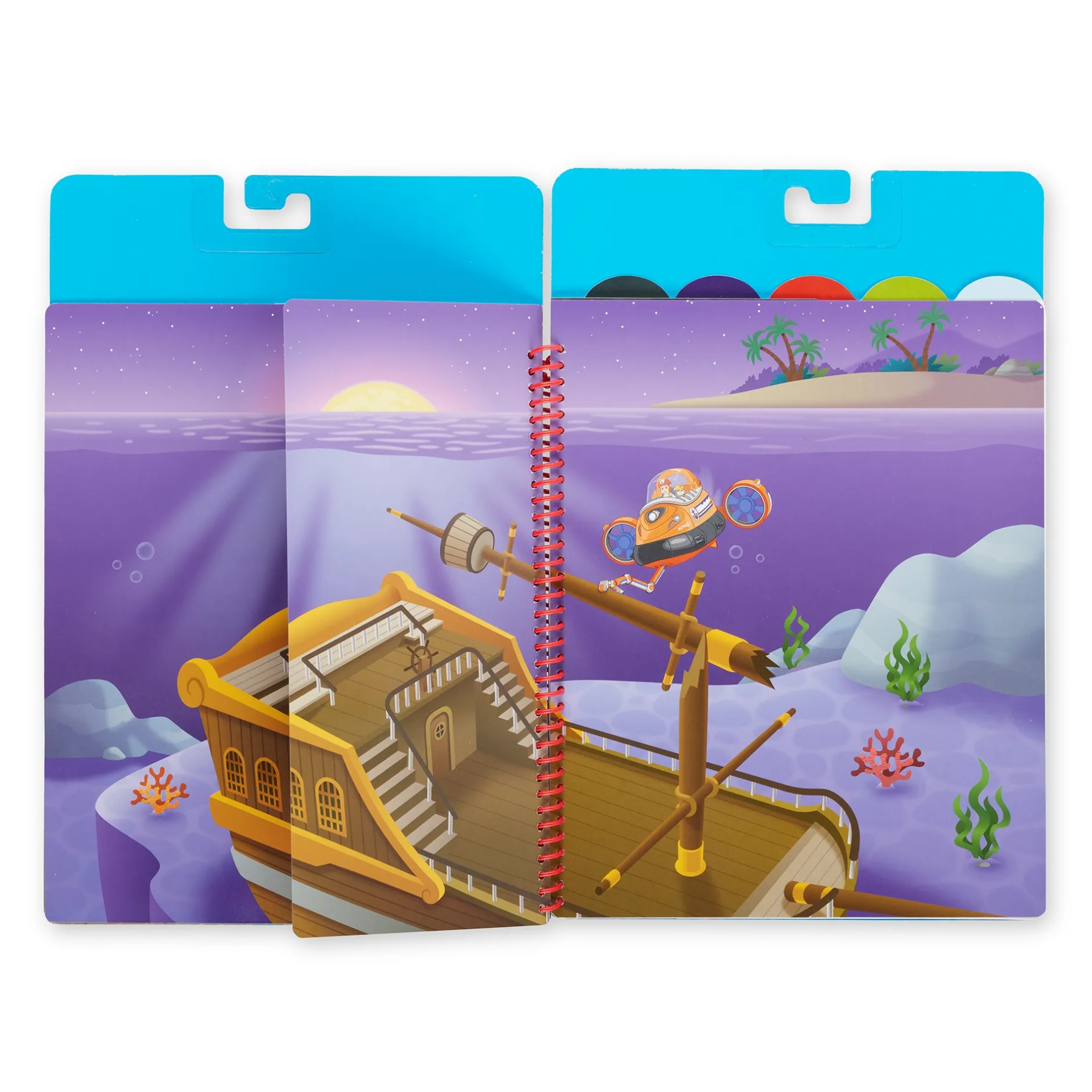 Stickers & Sticker Books>Melissa & Doug PAW Patrol Restickable Stickers Flip-Flap Pad - Classic Missions