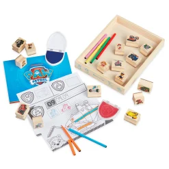 Craft & Stamp Kits>Melissa & Doug PAW Patrol Wooden Stamps Activity Set
