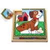 Animals & Nature Puzzles>Melissa & Doug Pets Cube Puzzle