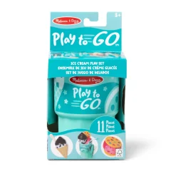 Play Food & Play Sets>Melissa & Doug Play to Go Ice Cream Play Set