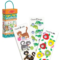 Books>Melissa & Doug Poke-A-Dot Jumbo Number Learning Cards