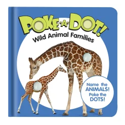 Books>Melissa & Doug Poke-a-Dot: Wild Animal Families Board Book