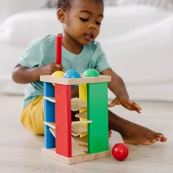 Motor Skills|Colors & Shapes>Melissa & Doug Pound & Roll Tower