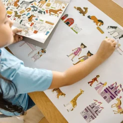 Activity Books>Melissa & Doug Princess, Fairy, Animals & More Coloring and Sticker Pad Bundle