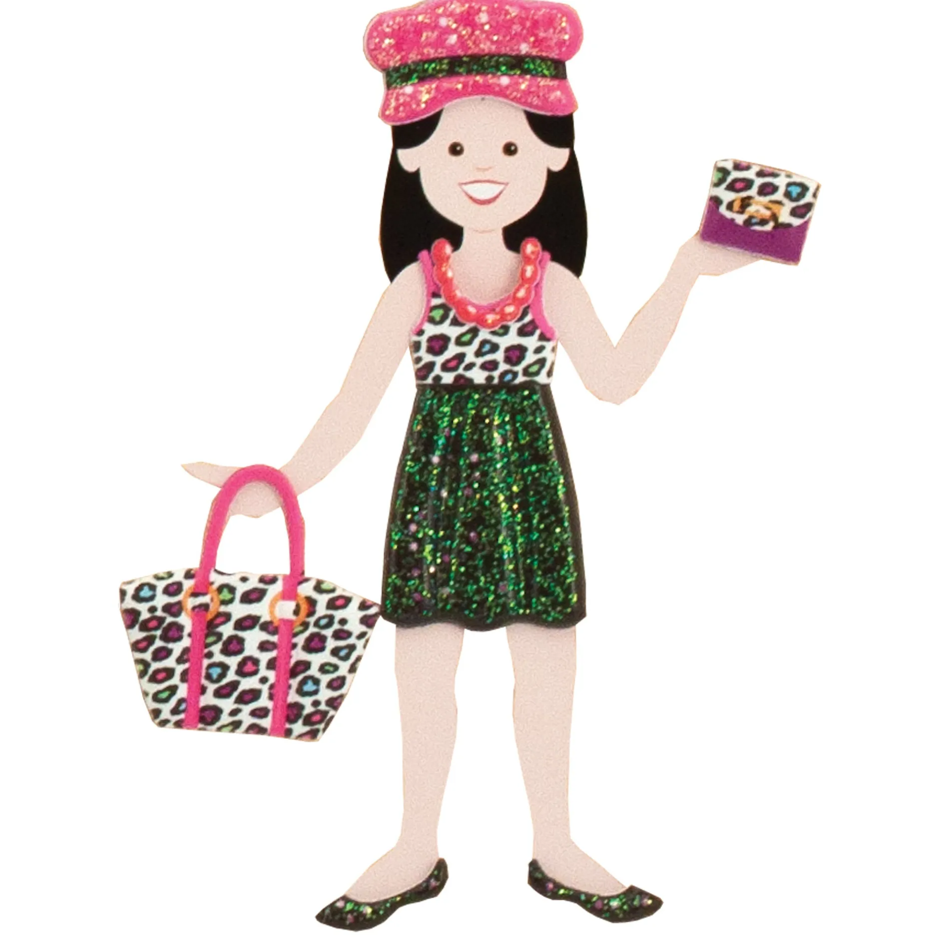 Stickers & Sticker Books>Melissa & Doug Puffy Sticker Activity Book - Day of Glamour