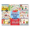 Stickers & Sticker Books>Melissa & Doug Reusable Sticker Pad - My Town