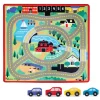 Vehicles & Trains>Melissa & Doug Round the Town Road Rug & Car Set