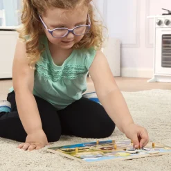 Animals & Nature Puzzles>Melissa & Doug Safari Peg Puzzle - 7 Pieces
